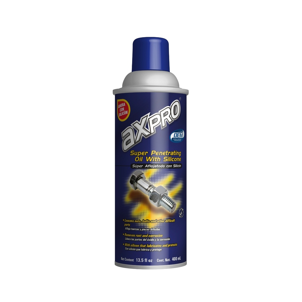 AXP-SAFS-400M — Súper aflojatodo con silicón 400 mL