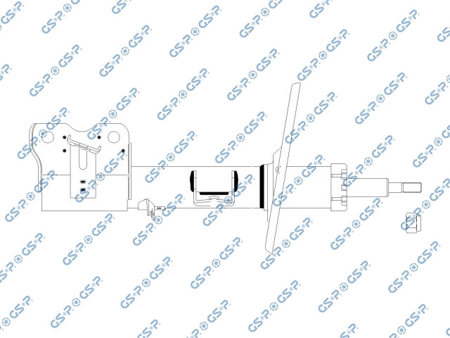 32370192 — Amortiguador Delantero Izquierdo GSP 32370192