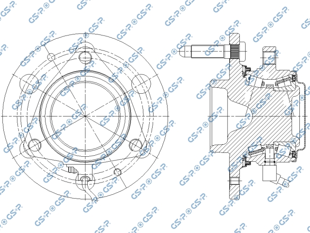 Kit de Reparación Maza con Balero Delantero GSP 94C2115KXD