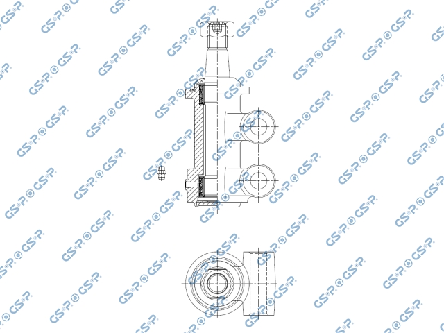 S010141 — Brazo Auxiliar (Idler) Delantero GSP S010141