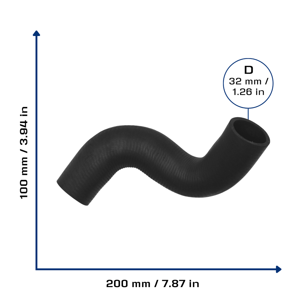 CA-3088 — Manguera Radiador CAUPLAS 3088