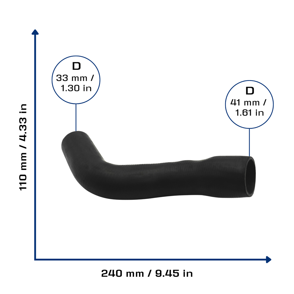 CA-4855 — Manguera Radiador CAUPLAS 4855