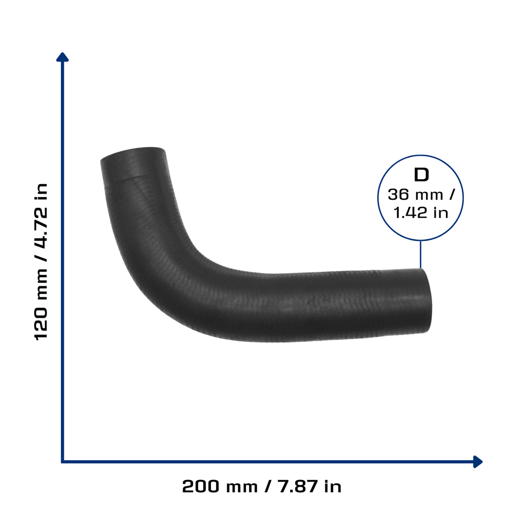 CA-5005 — Manguera Radiador CAUPLAS 5005