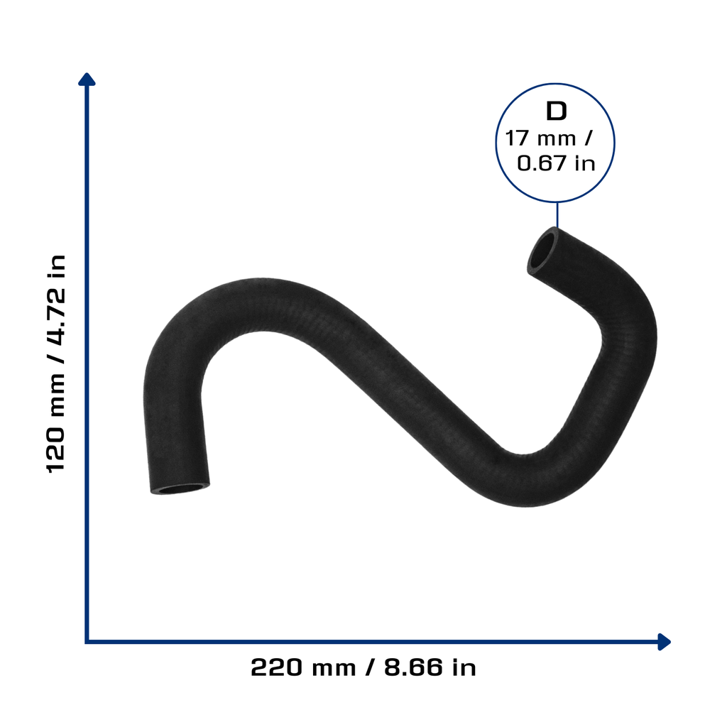 CA-4982 — Manguera Radiador CAUPLAS 4982