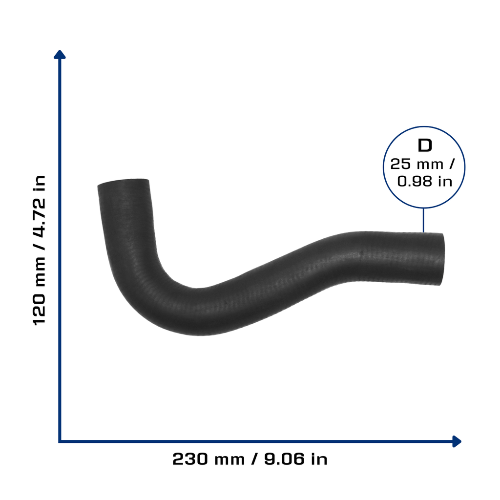 CA-4545 — Manguera Radiador CAUPLAS 4545