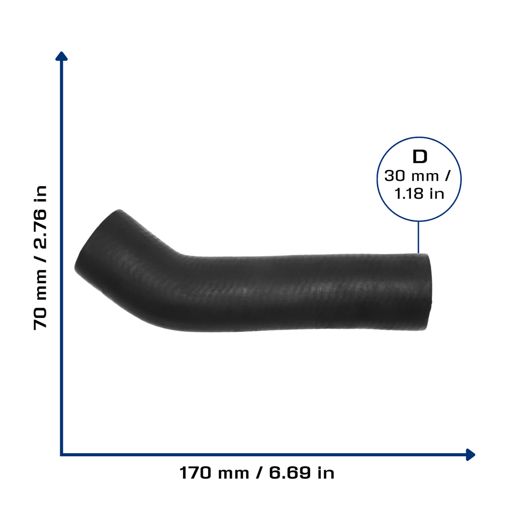 CA-4340 — Manguera Radiador CAUPLAS 4340