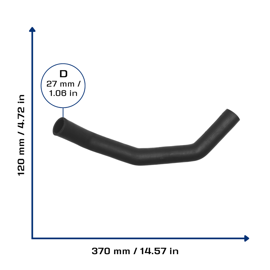 CA-3123 — Manguera Radiador CAUPLAS 3123