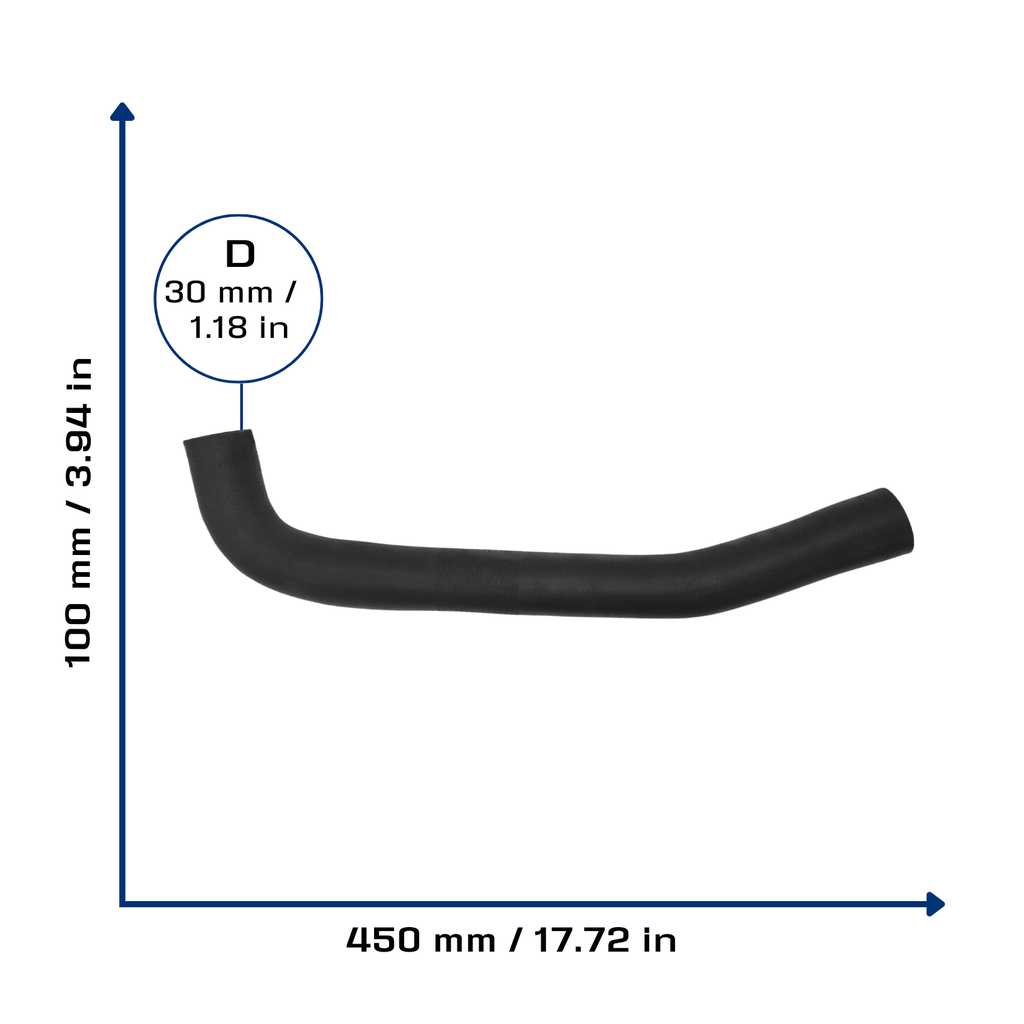 CA-4108 — Manguera Radiador CAUPLAS 4108