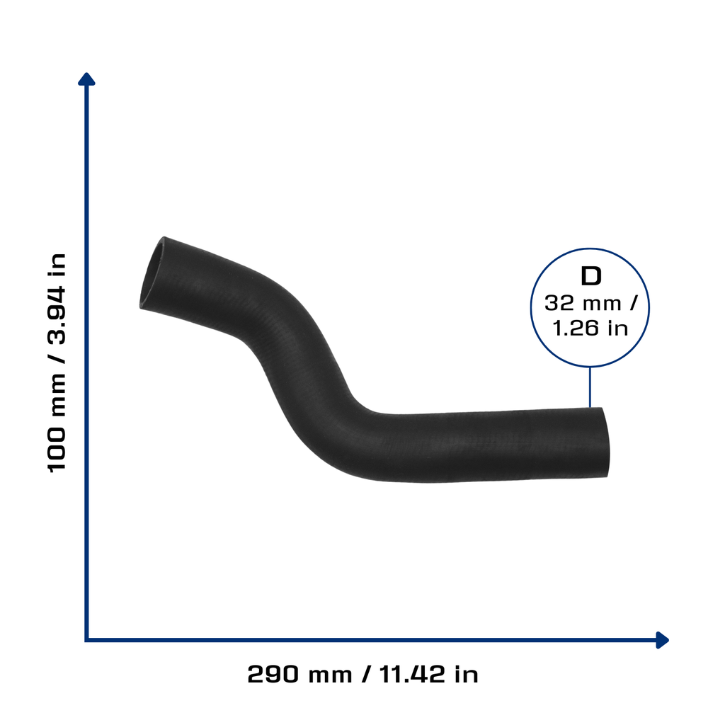 CA-3022 — Manguera Radiador CAUPLAS 3022