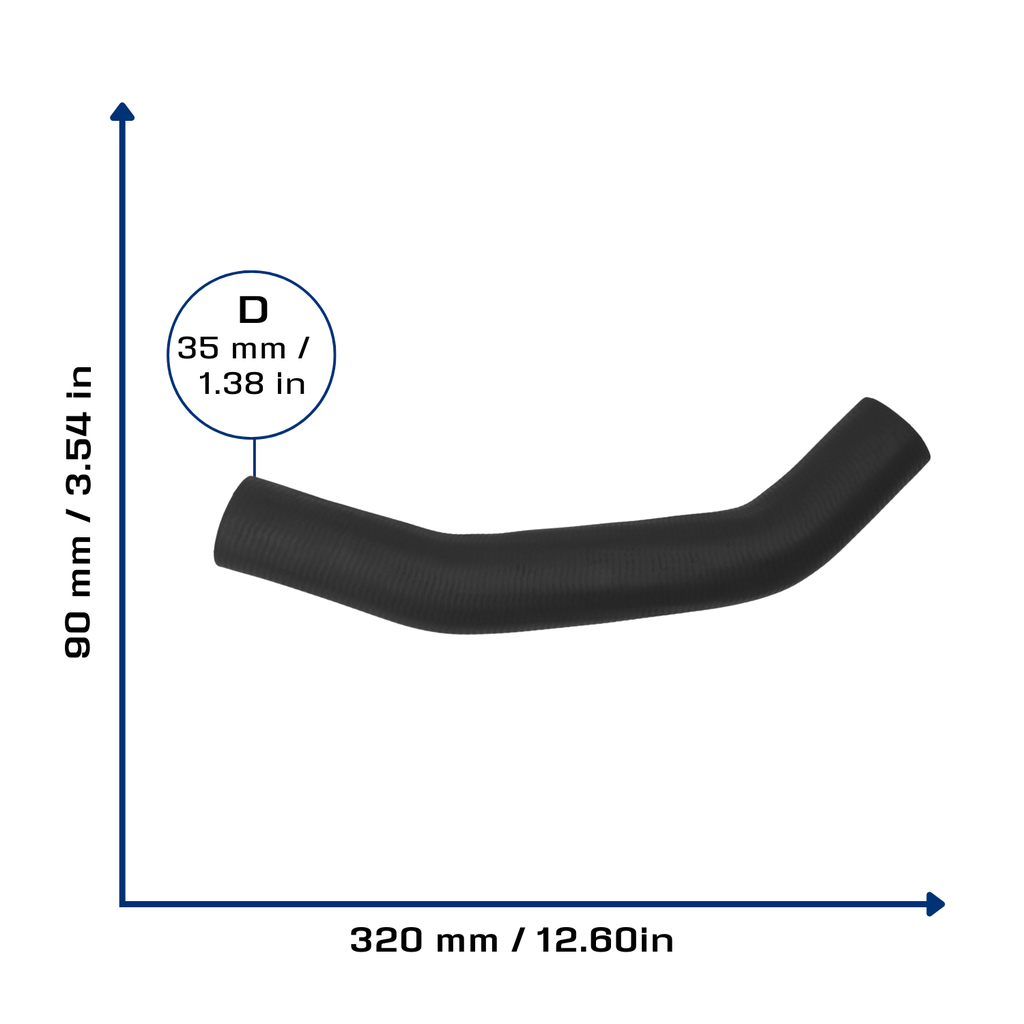 CA-4832 — Manguera Radiador CAUPLAS 4832