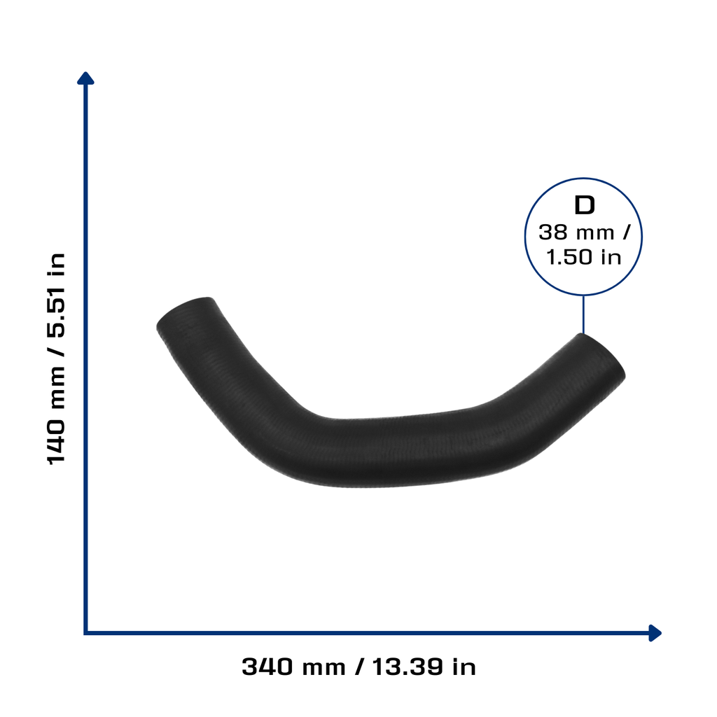 CA-5086 — Manguera Radiador CAUPLAS 5086