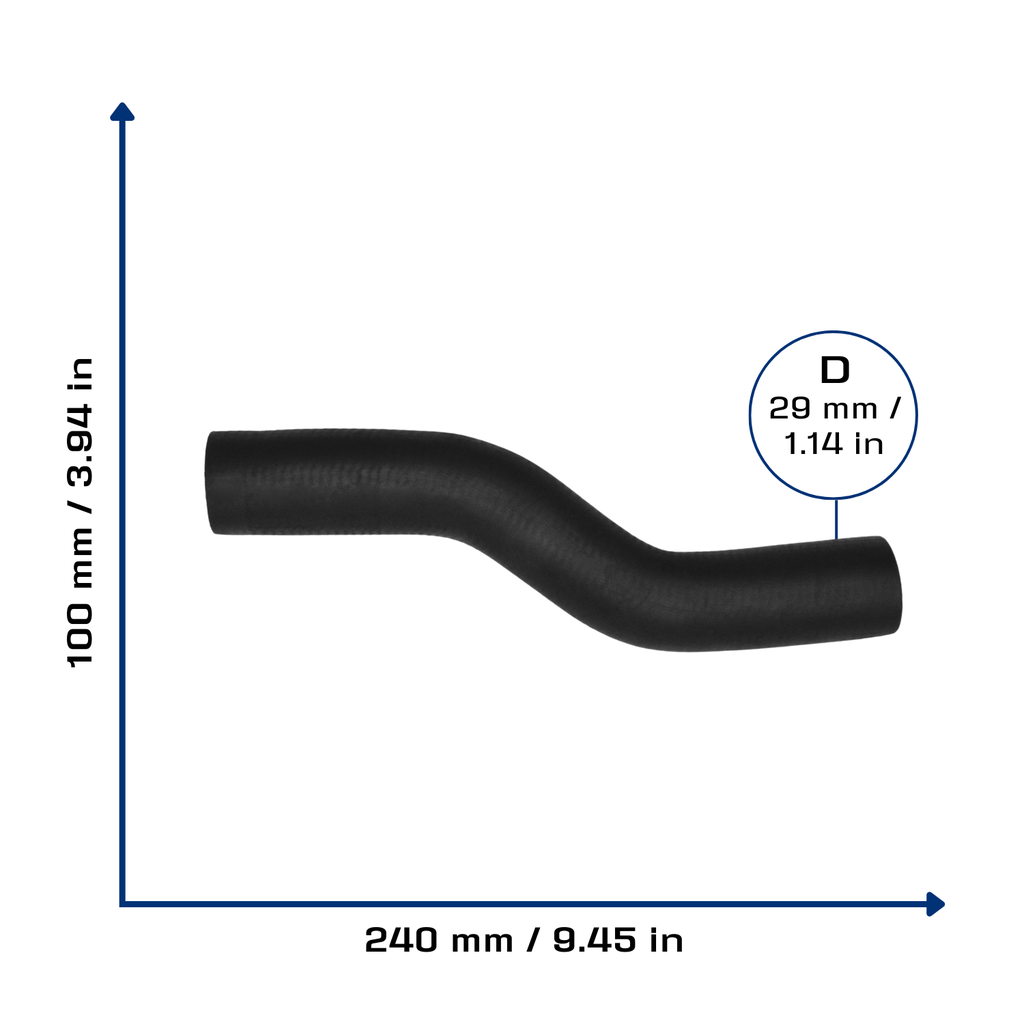 CA-3913 — Manguera Radiador CAUPLAS 3913