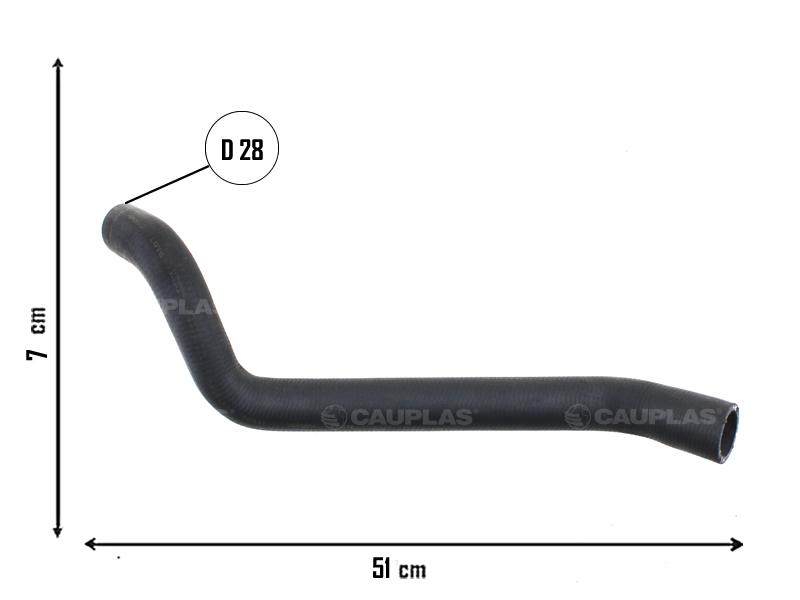 Manguera Radiador CAUPLAS 20637