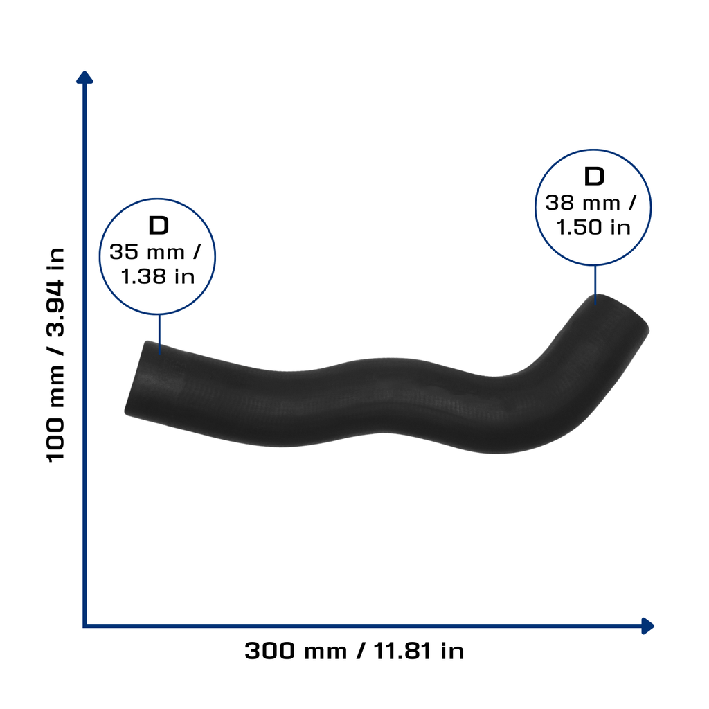 CA-3989 — Manguera Radiador CAUPLAS 3989