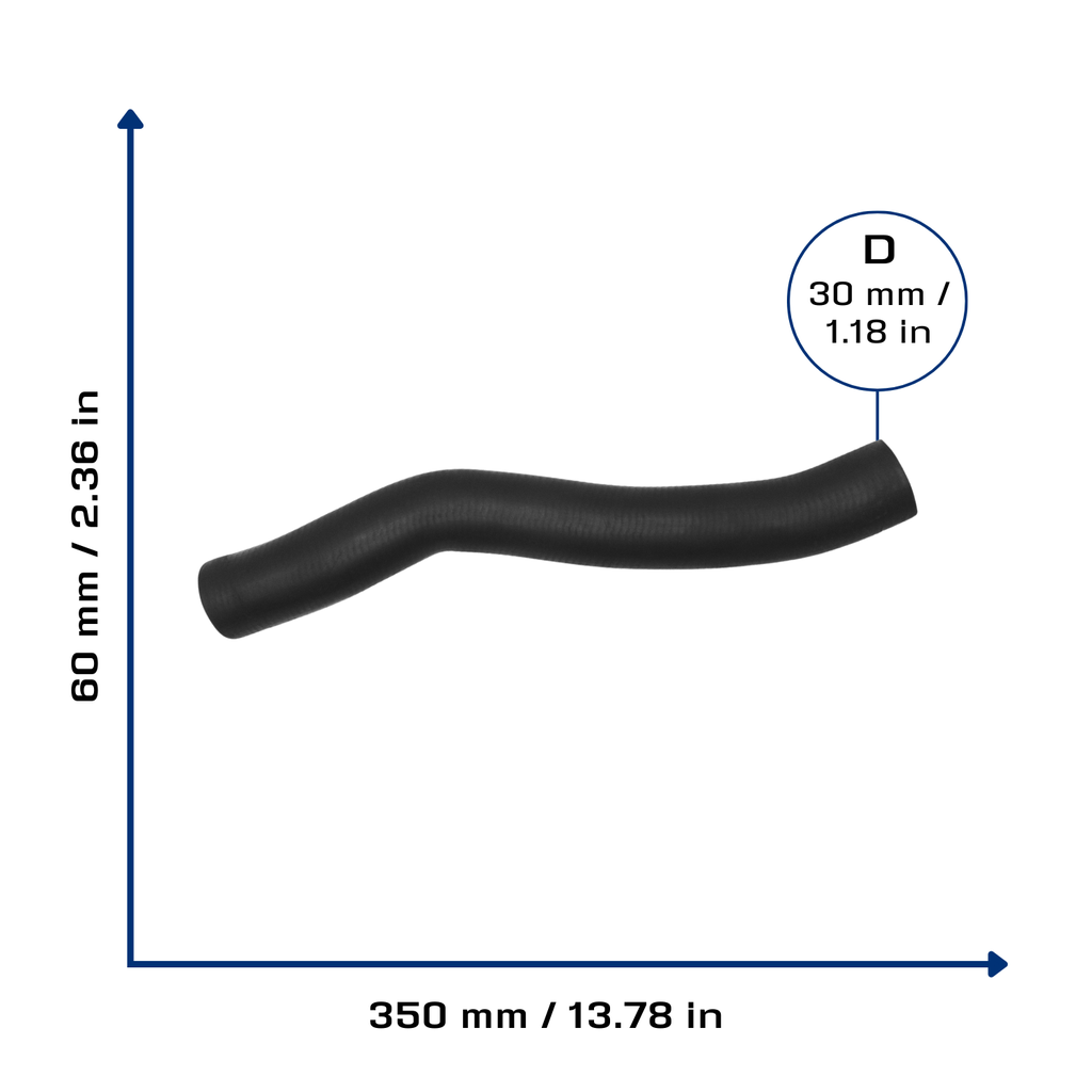 CA-5128 — Manguera Radiador CAUPLAS 5128