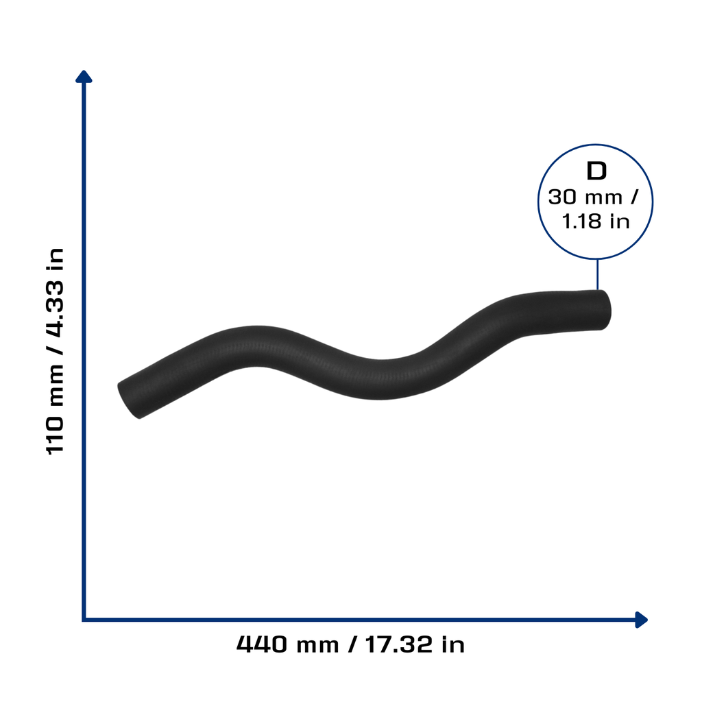 CA-4769 — Manguera Radiador CAUPLAS 4769