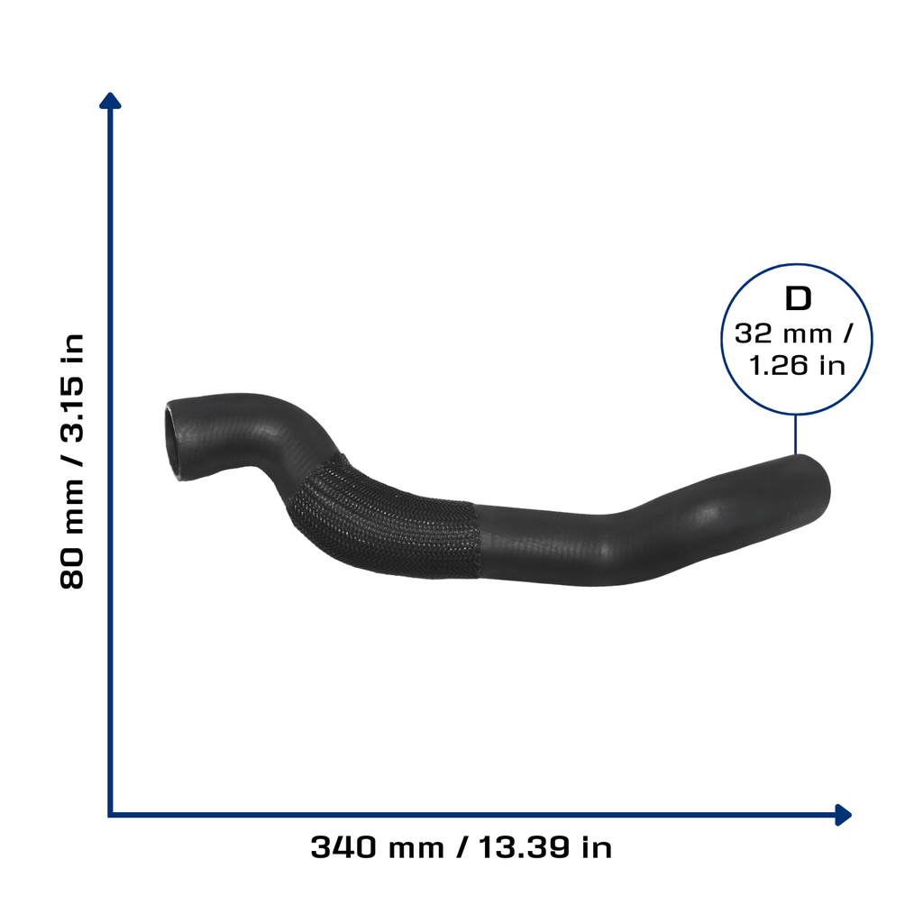 CA-5609 — Manguera Radiador CAUPLAS 5609