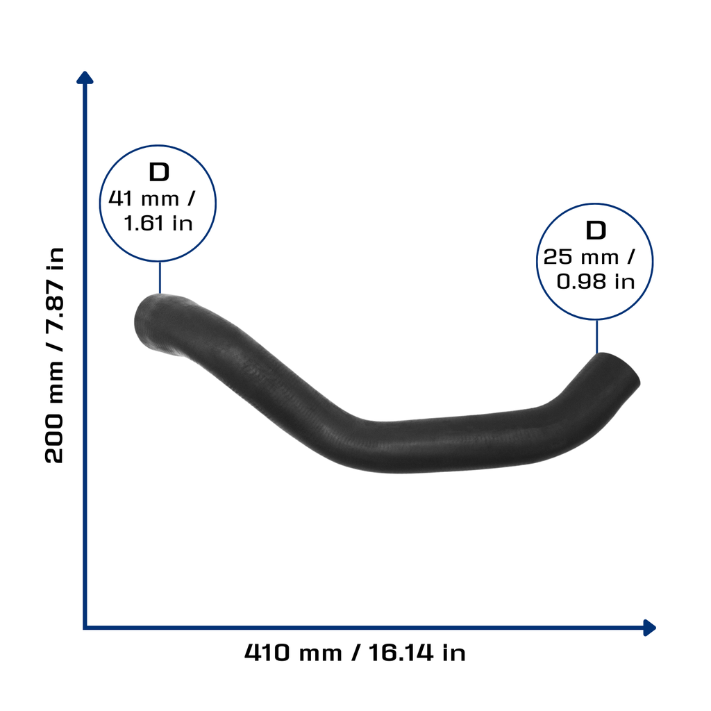 CA-4918 — Manguera Radiador CAUPLAS 4918