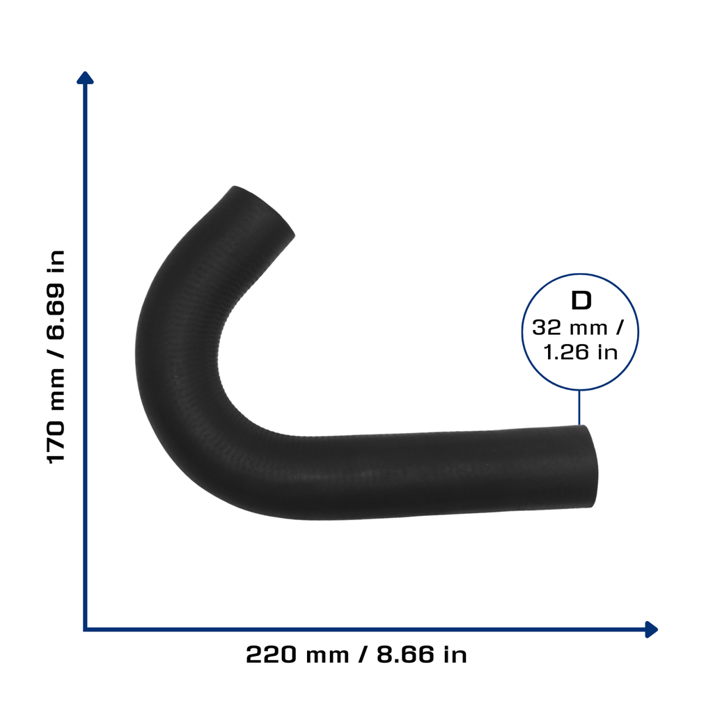CA-5268 — Manguera Radiador CAUPLAS 5268