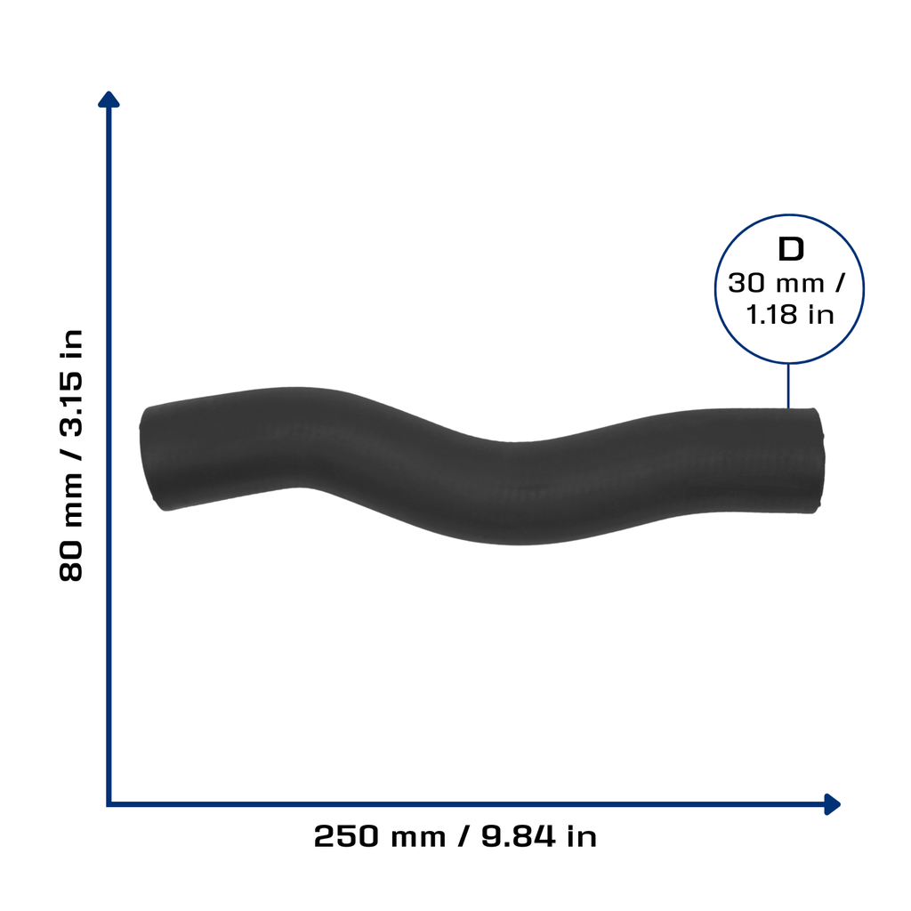 CA-7256 — Manguera Radiador CAUPLAS 7256