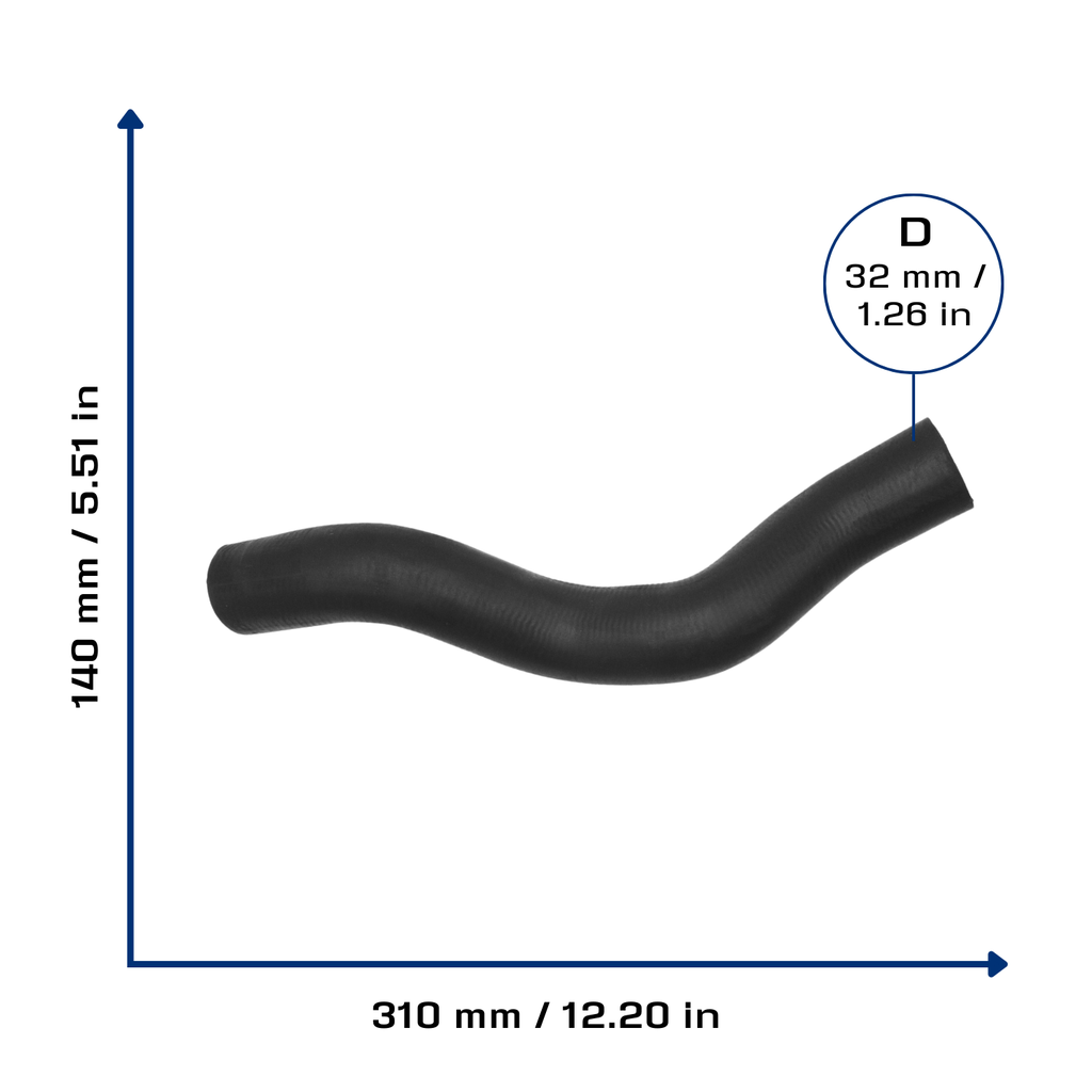 CA-7788 — Manguera Radiador CAUPLAS 7788