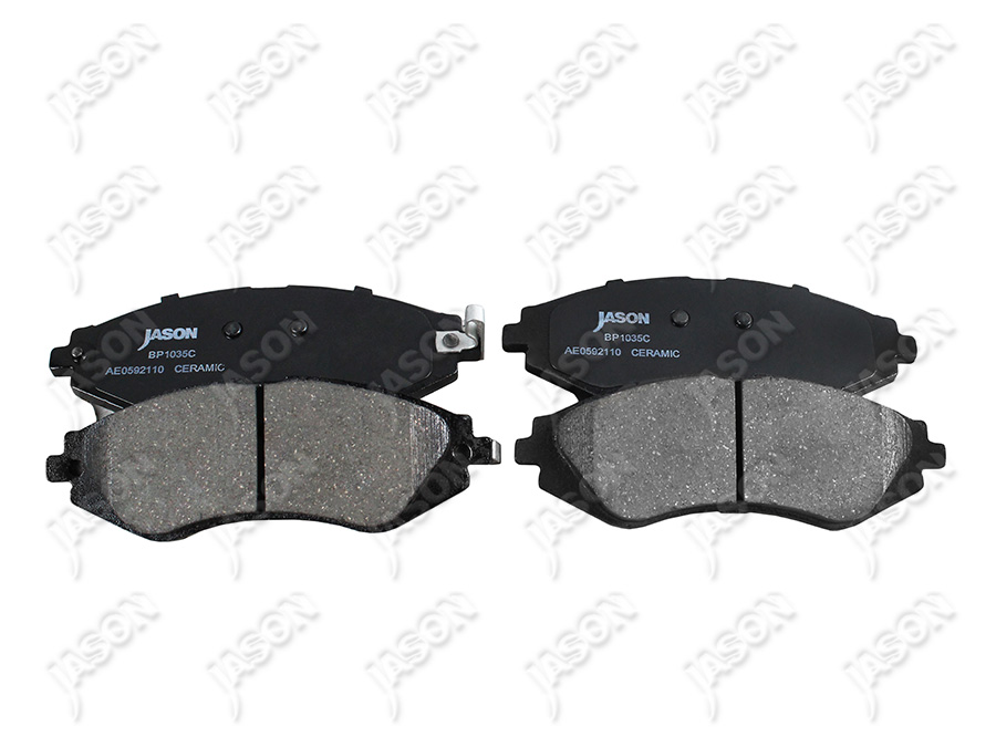 JS-BP1035C — BALATAS PARA FRENOS DE DISCO CERAMICA CHEVROLET AVEO 2008-2017