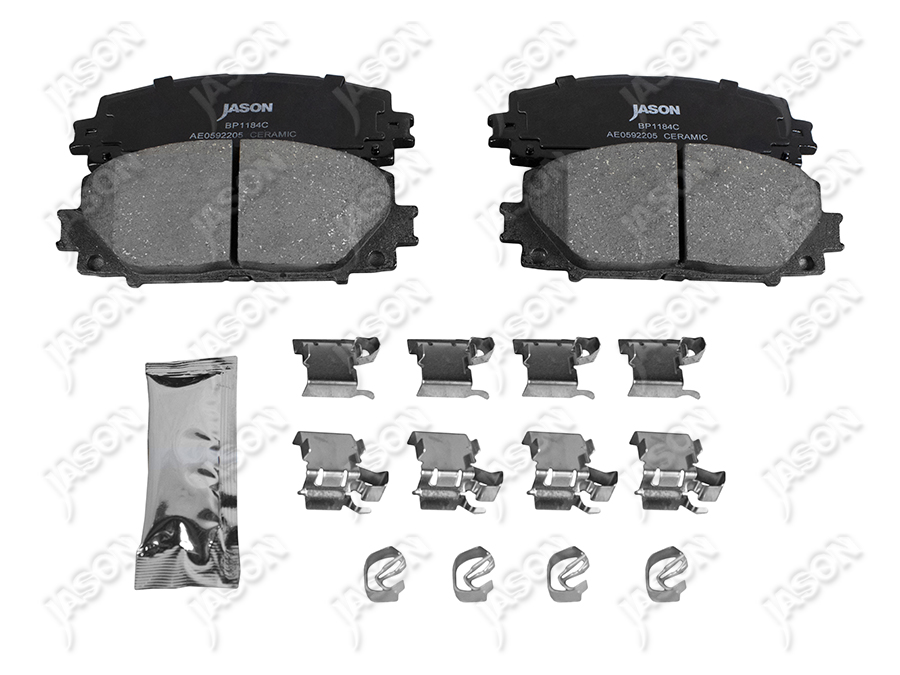 JS-BP1184C — BALATAS DE FRENO DELANTERO CERAMICA TOYOTA PRIUS C 2018-2019