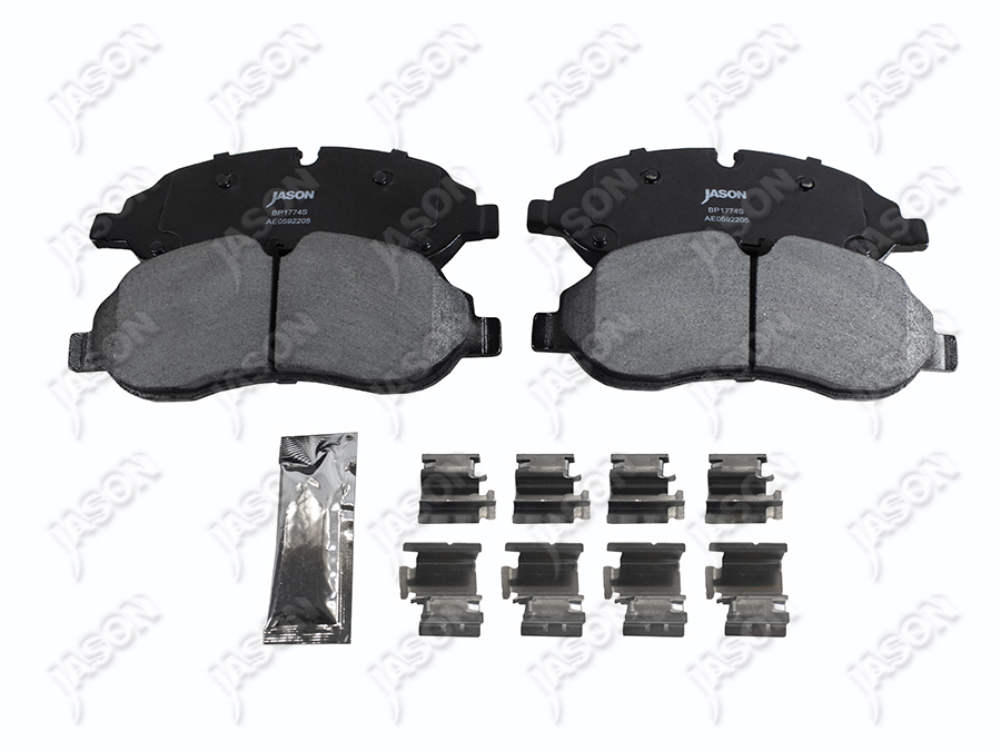 JS-BP1774S — BALATAS DE FRENO DELANTERO SEMIMETALICA FORD TRANSIT 2015-2021
