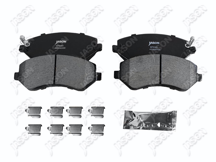 JS-BP856S — BALATAS DE FRENO DELANTERO SEMIMETALICA CHRYSLER GRAND VOYAGE 2001-2002