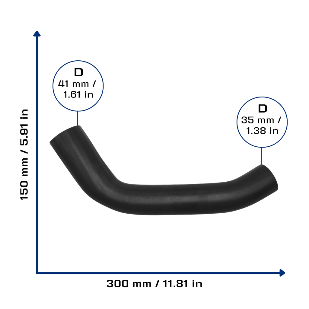 CA-5069 — Manguera Radiador CAUPLAS 5069