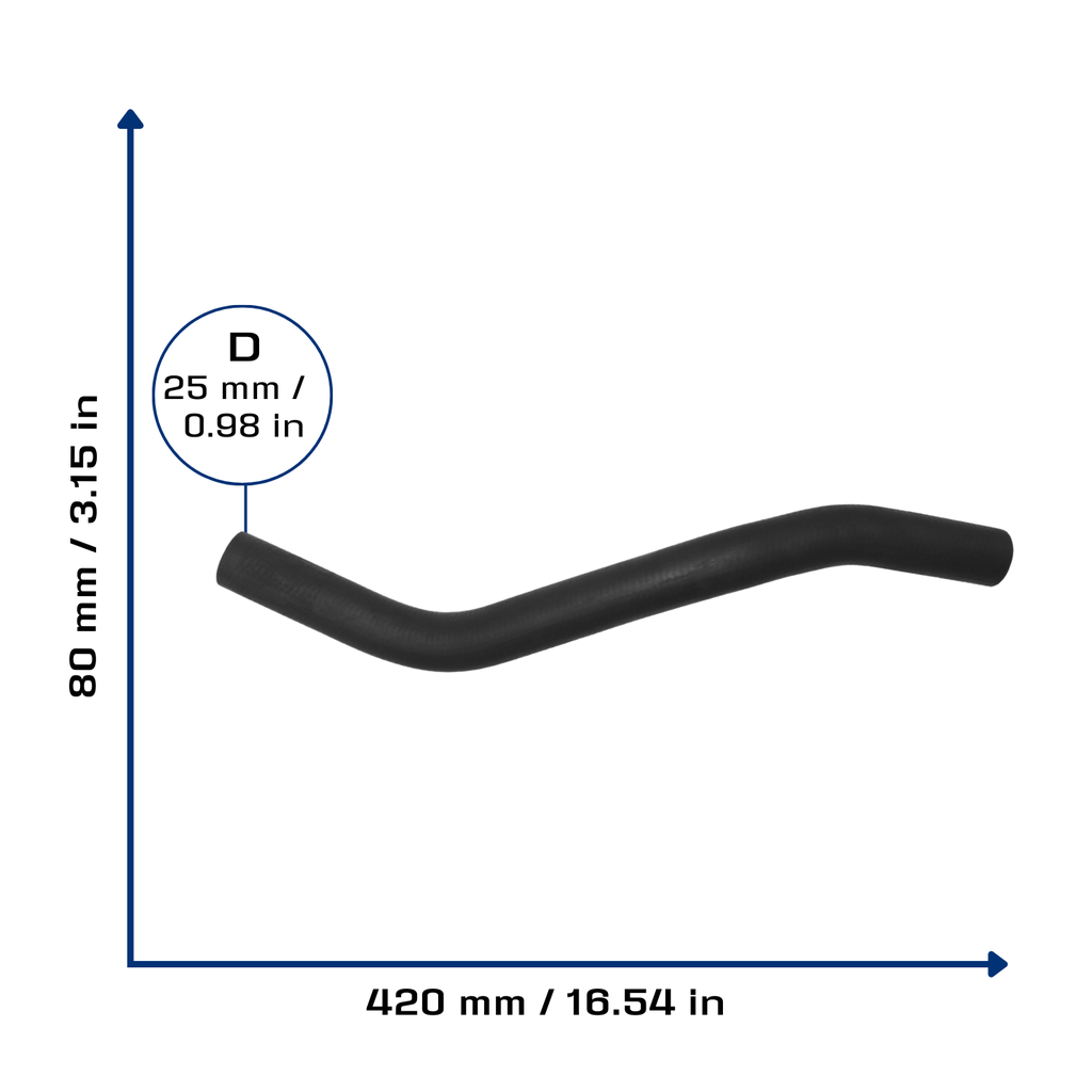 CA-5390 — Manguera Radiador CAUPLAS 5390