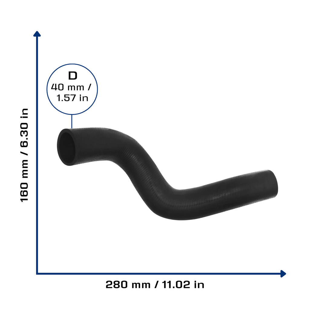 CA-4969 — Manguera Radiador CAUPLAS 4969