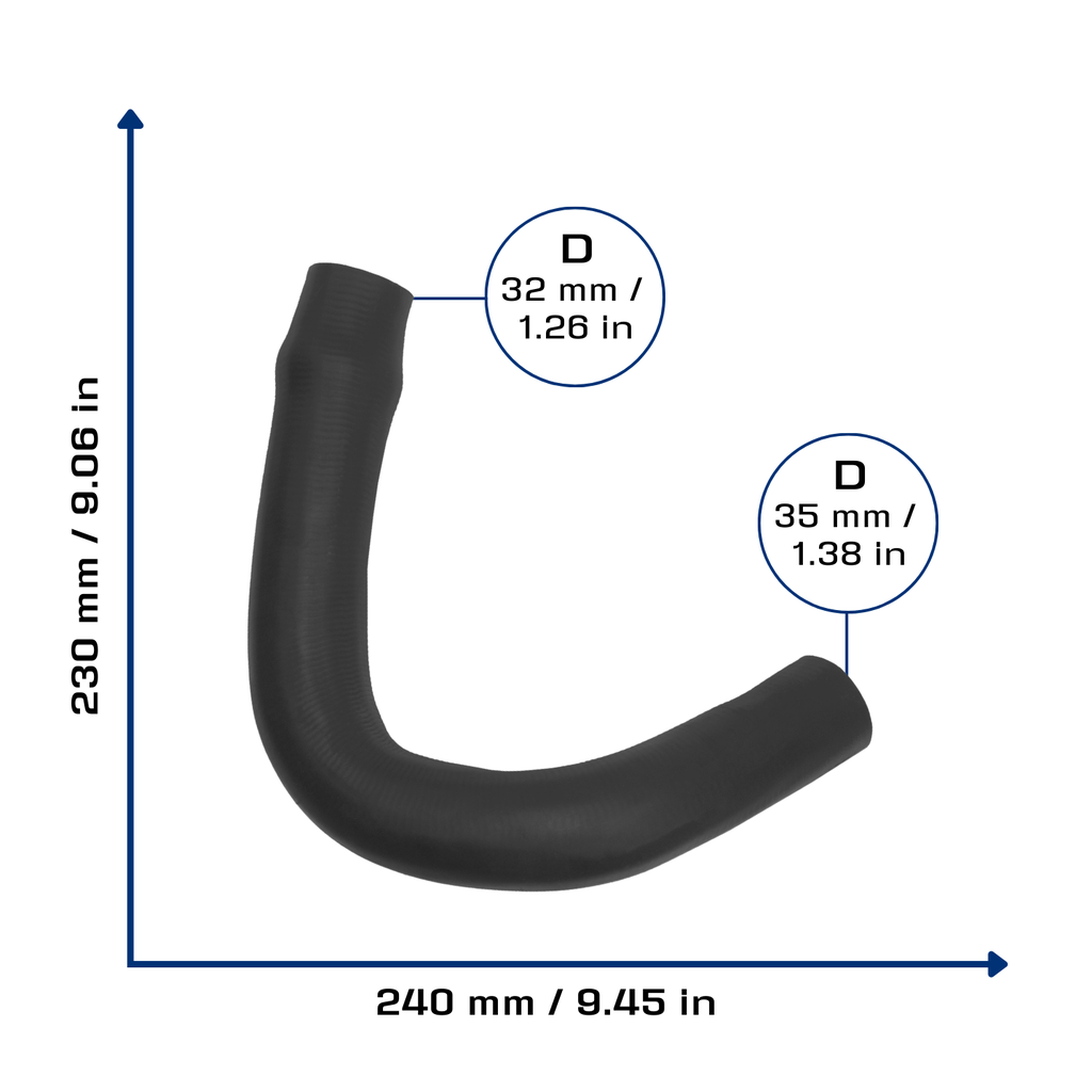 CA-5220 — Manguera Radiador CAUPLAS 5220
