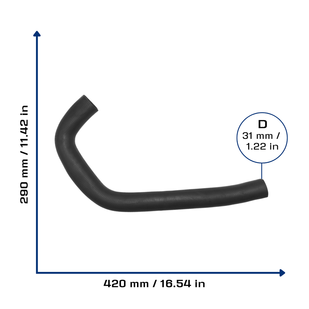 CA-5072 — Manguera Radiador CAUPLAS 5072