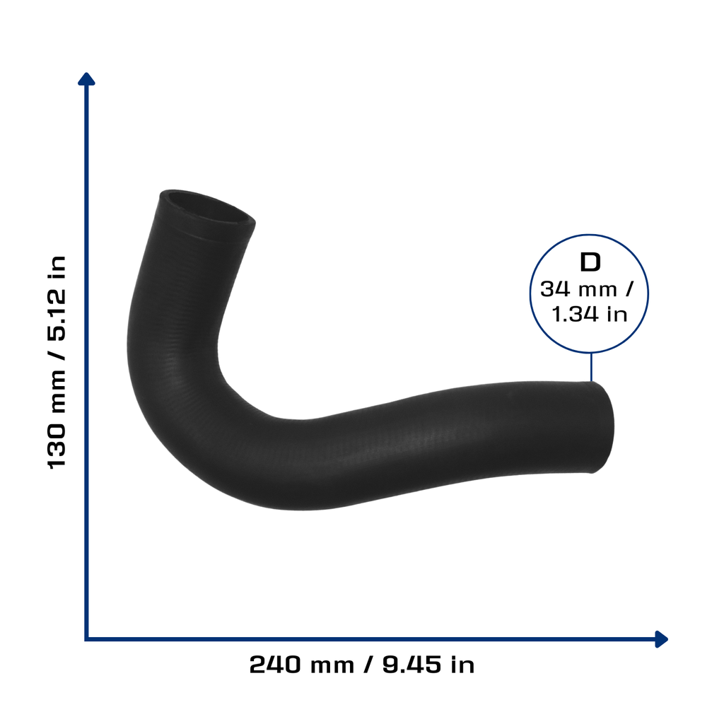 CA-5250 — Manguera Radiador CAUPLAS 5250