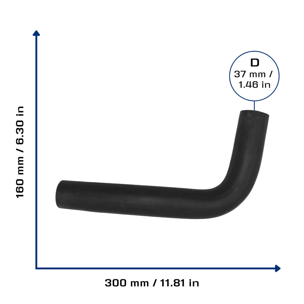 CA-3896 — Manguera Radiador CAUPLAS 3896