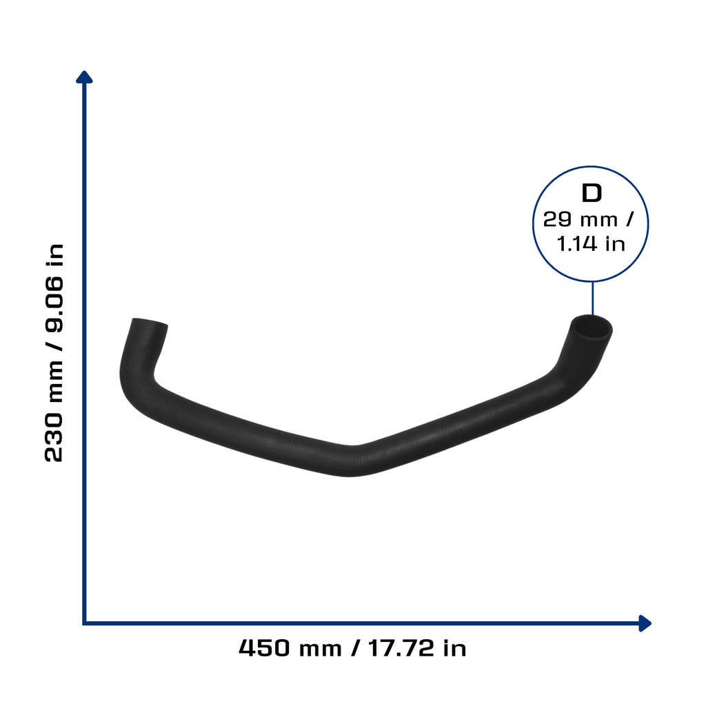 CA-3965 — Manguera Radiador CAUPLAS 3965