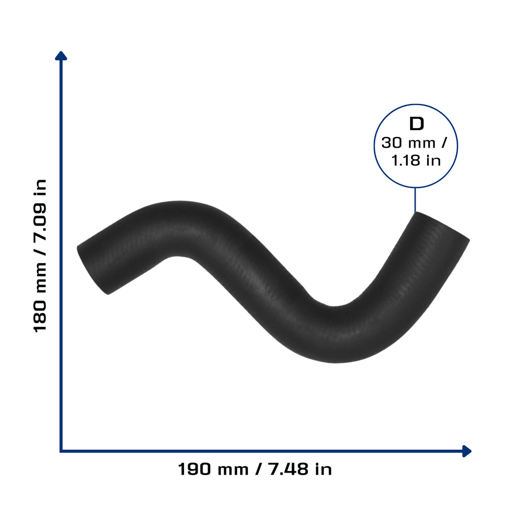 CA-5866 — Manguera Radiador CAUPLAS 5866