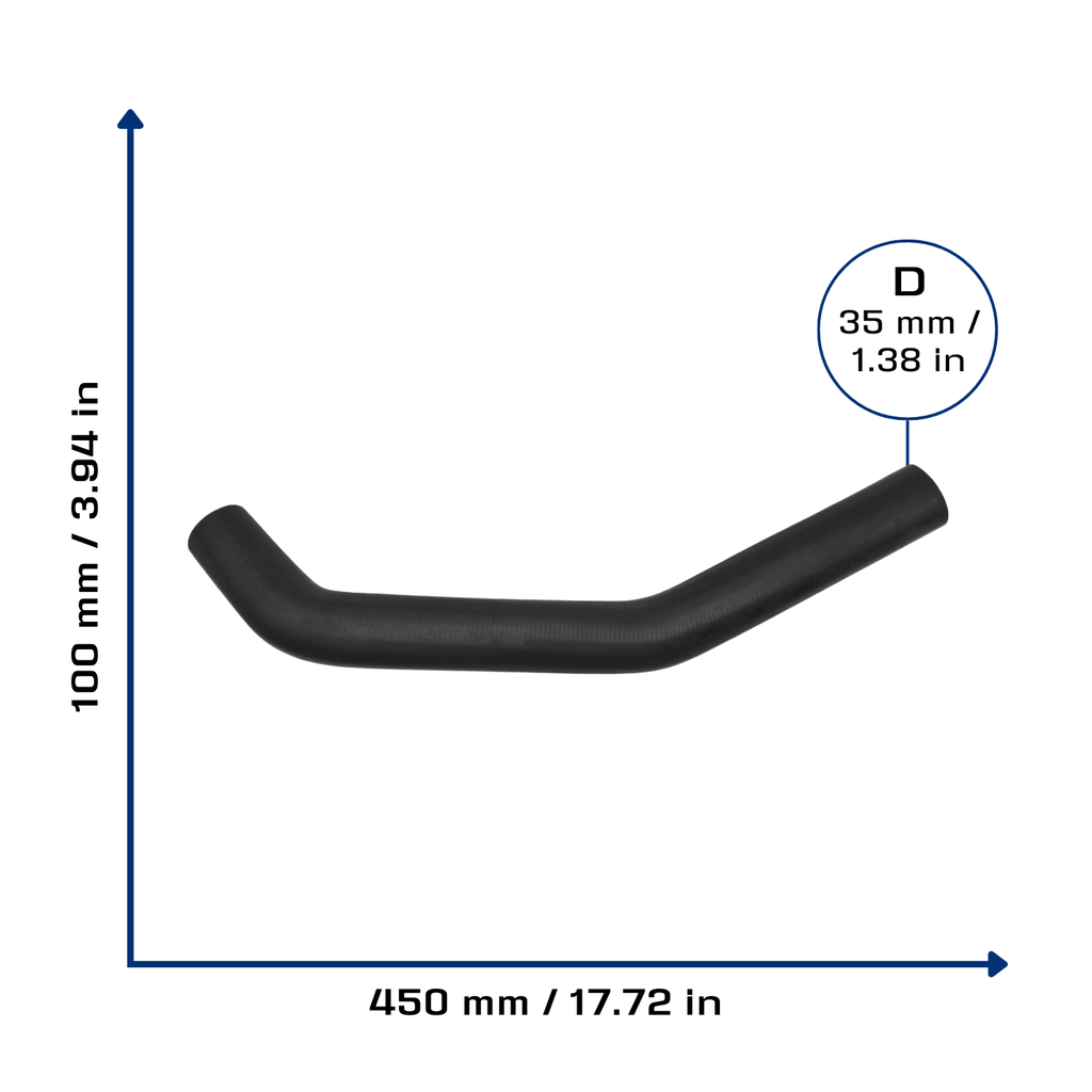 CA-3728 — Manguera Radiador CAUPLAS 3728