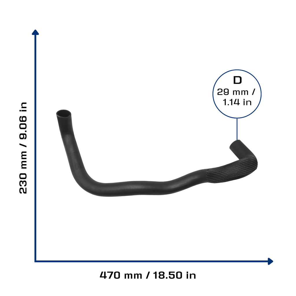 CA-5585 — Manguera Radiador CAUPLAS 5585