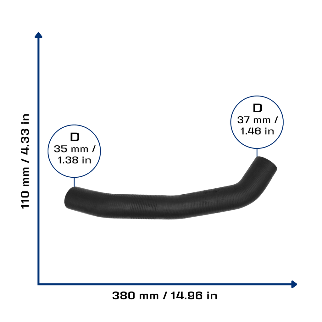 CA-11585 — Manguera Radiador CAUPLAS 11585