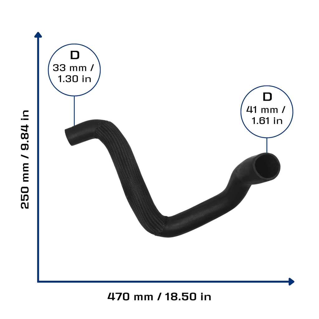 CA-4795 — Manguera Radiador CAUPLAS 4795