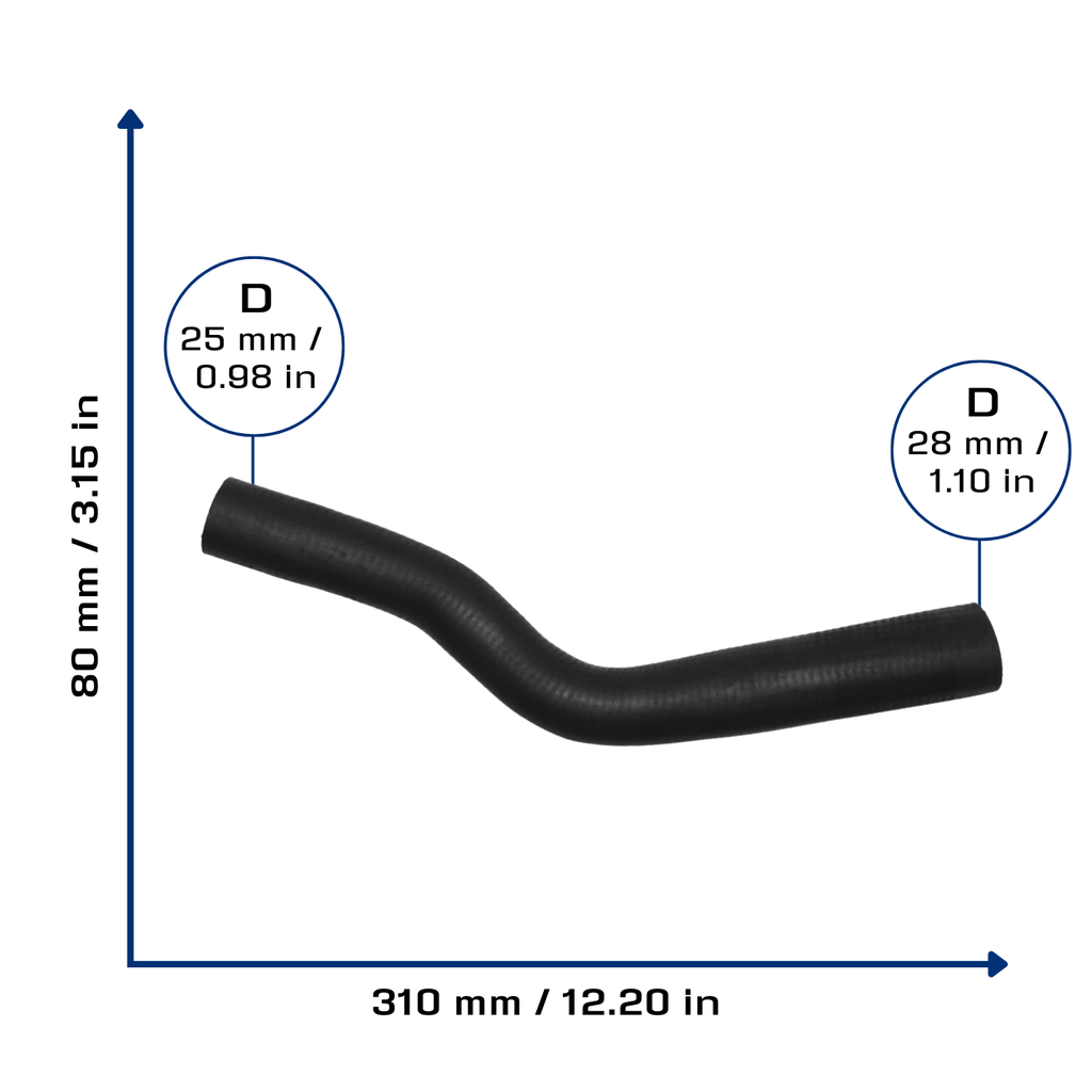 CA-3875 — Manguera Radiador CAUPLAS 3875