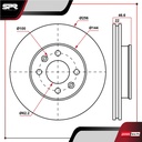 DISCO DEL. HYUNDAI ACCENT L4 1.6L GAS 2006-2011 (VENTILADO)