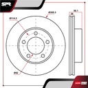 DISCO DEL. FORD EXPLORER V6 4.0L GAS 2001-2005 (VENTILADO)