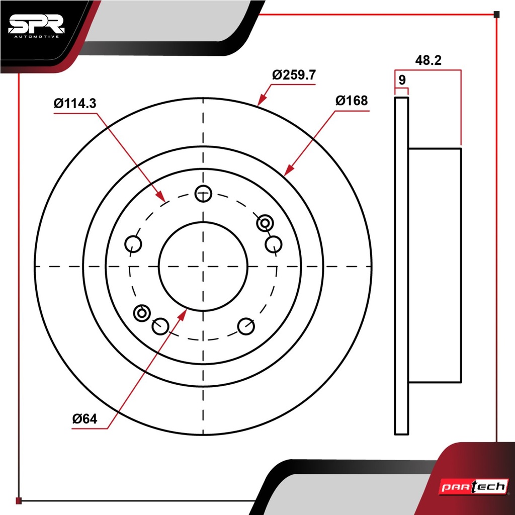 DISCO TRAS. HONDA ACCORD L4 2.4L GAS 2002-2017 (SOLIDO)