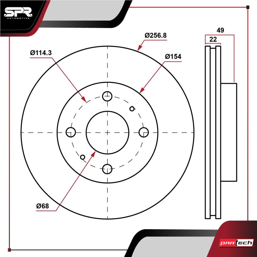 PA-DP-31307 — DISCO DEL. NISSAN SENTRA L4 2.5L GAS 2002-2006 (VENTILADO)