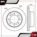 DISCO TRAS. RAM 2500 V8 5.7L GAS 2011-2019 (VENTILADO)