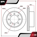 DISCO DEL. RAM 2500 V8 5.7L GAS 2011-2019 (VENTILADO)