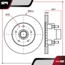 DISCO DEL. CHEVROLET C10 V8 5.7L GAS 1975-1986 (VENTILADO)